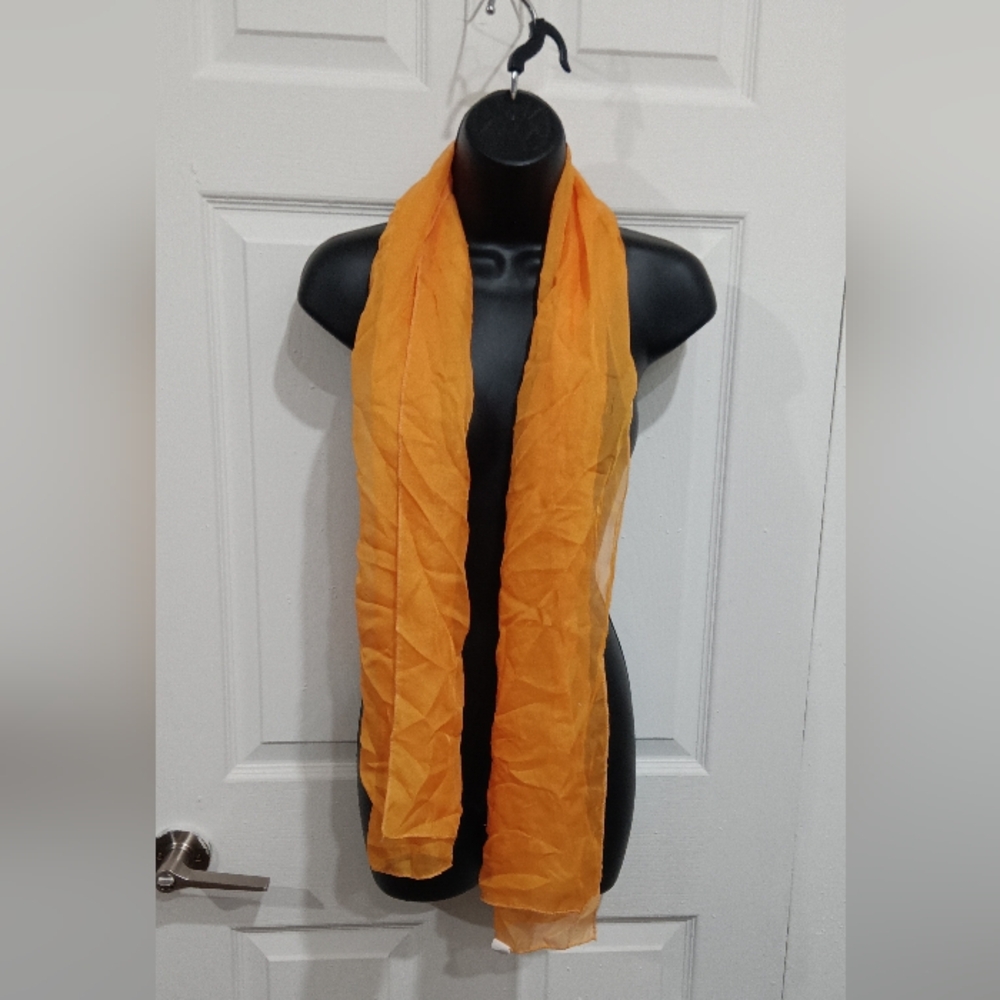 Elegant Orange Scarf